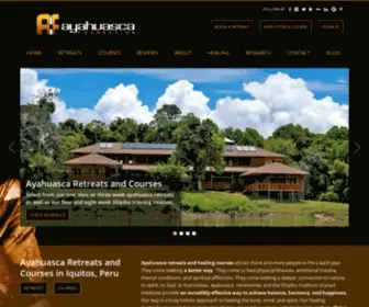 Ayahuascaassociation.org(Ayahuasca Retreat Center in Peru) Screenshot