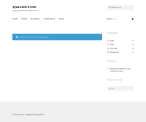 Ayakkabici.com(Ayakkabıcı.com) Screenshot