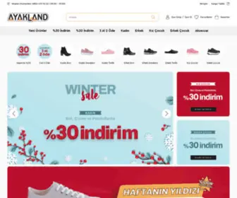 Ayakland.com(Türkiye'nin Online Ayakkabı Mağazası) Screenshot