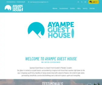 Ayampeguesthouse.com(Ayampe) Screenshot