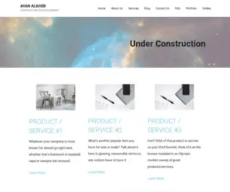 Ayanalkher.com(Contracting Establishment) Screenshot