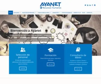 Ayanet.es(Consultoría de recursos humanos en Zaragoza) Screenshot