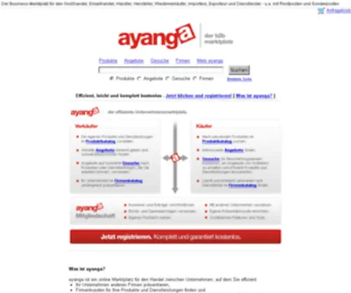 Ayanga.de(Der Business) Screenshot