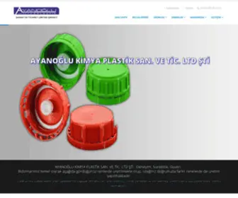 Ayanogluplastik.com(AYANOĞLU KİMYA PLASTİK SAN) Screenshot