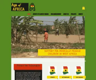 Ayaofafrica.org(Aya of Africa) Screenshot