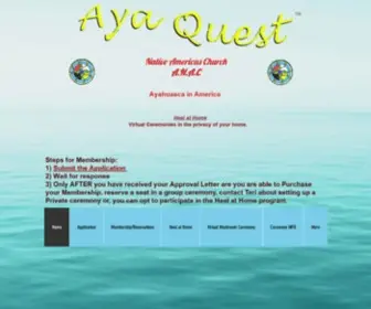 Ayaquest.com(Kentucky Ayahuasca) Screenshot