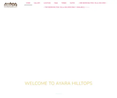 Ayarahilltops.com(Ayara Hilltops Official Site) Screenshot