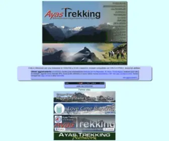 Ayastrekking.it(Escursionismo e alpinismo in Val d'Ayas dal 1998) Screenshot