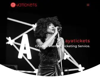Ayatickets.com(Ghana's Premier Ticketing Service) Screenshot