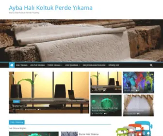 Aybatemizlik.com(Ayba Halı Koltuk Perde Yıkama) Screenshot