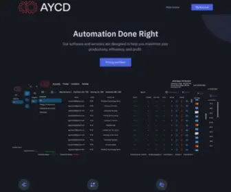 AyCD.io(Automation Done Right) Screenshot