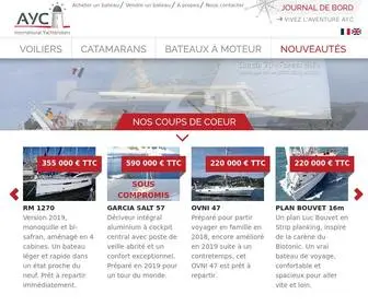 Ayc.fr(AYC Yachtbroker) Screenshot