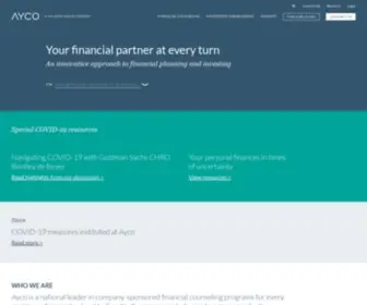 Ayco.com(Goldman Sachs Ayco Personal Financial Management) Screenshot