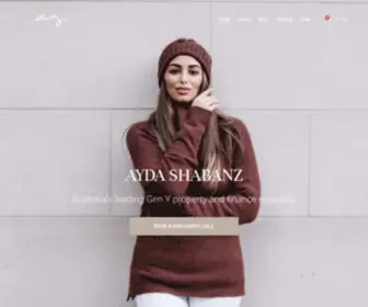 Aydashabanz.com(Ayda Shabanz) Screenshot