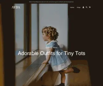 Aydastyle.com(Chic, Quality Clothing for Babies & Kids) Screenshot