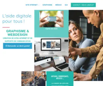 Ayde.digital(Graphiste et Webdesigner (création sites internet) sur Nice 06) Screenshot