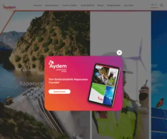 Aydemyenilenebilir.com.tr(Aydem Yenilenebilir) Screenshot