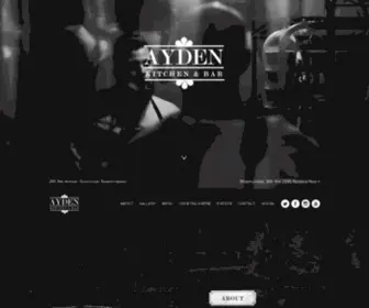 Aydenkitchenandbar.com(Ayden Kitchen and Bar) Screenshot