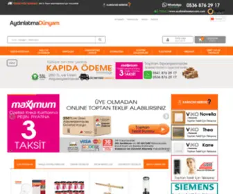 Aydinlatmadunyam.com(Aydınlatma) Screenshot