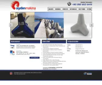 Aydinmak.com(Aydın Makina) Screenshot