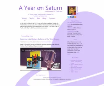 Ayearonsaturn.com(A Year on Saturn) Screenshot