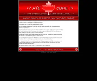 Ayecode.ca(Ayecode) Screenshot