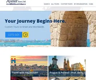 Ayelet.com(Ayelet Tours) Screenshot