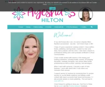 Ayeshahilton.com(Ayesha Hilton) Screenshot