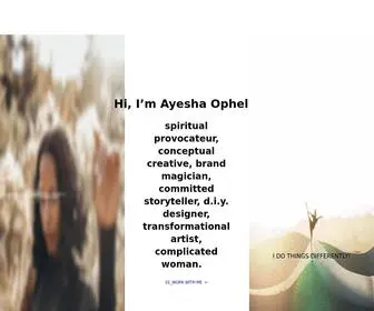 Ayeshaophelia.com(Ayesha Ophelia) Screenshot