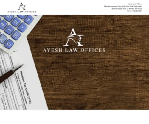 Ayeshlaw.com(Ayesh Law Offices) Screenshot