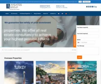 Aygates.com(Property Turkey) Screenshot