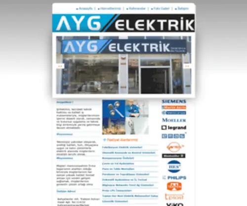 Aygelektrik.com(AYG ELEKTRİK) Screenshot