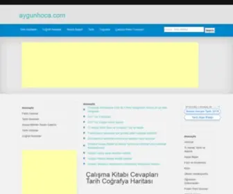 Aygunhoca.com(Çalışma) Screenshot