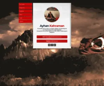 Ayhankahraman.com.tr(Ayhan Kahraman) Screenshot