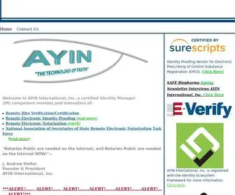 Ayininternationalinc.com(Form I 9) Screenshot