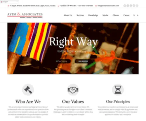 Ayisiandassociates.com(Ayisi & Associates) Screenshot