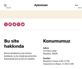 Aykomsan.com(Aykomsan) Screenshot