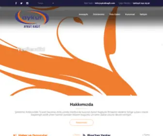 Aykutkagit.com(Aykut Kağıtçılık) Screenshot