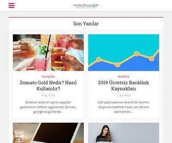 Aykutt.com(SEO ve bloglama teknikleri ile ilgili i) Screenshot