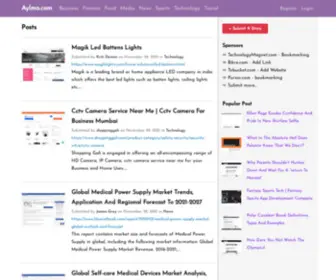 Aylma.com(A social bookmarking site for 100% free) Screenshot