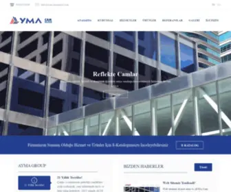 Aymacam.com(AYMA Cam Sanayi) Screenshot