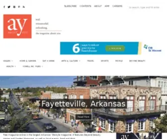 Aymag.com(Covering Arkansas food) Screenshot