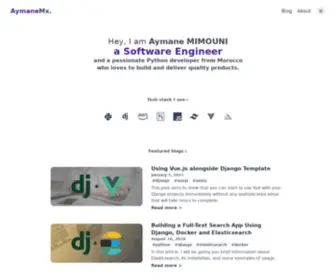 Aymanemx.com(aymaneMx) Screenshot