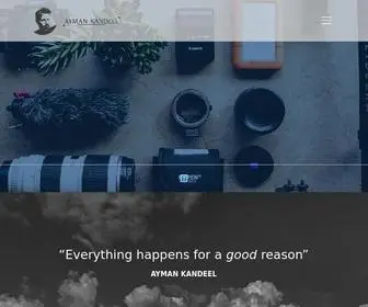 Aymankandeel.com(The Official Website) Screenshot