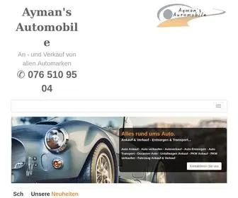 Aymans-Automobile.ch(Ayman's Automobile GmbH) Screenshot