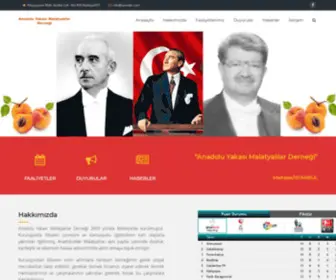 Aymder.com(Anadolu Yakası Malatyalılar Derneği) Screenshot