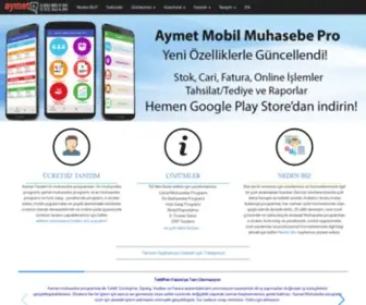 Aymet.com.tr(Muhasebe programı) Screenshot