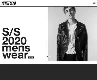 Aynotdead.com(Shop Online) Screenshot
