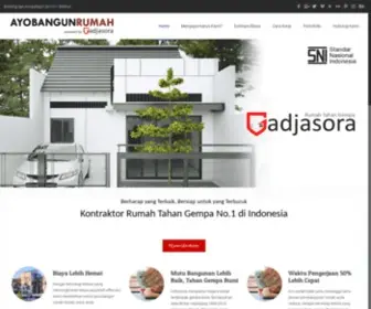 Ayobangunrumah.com(Jasa Bangun Rumah Tahan Gempa No.1 di Indonesia) Screenshot