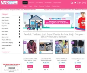 Ayobelanjabaju.com(Jual Grosir Online Supplier Agen Distributor Baju Murah) Screenshot
